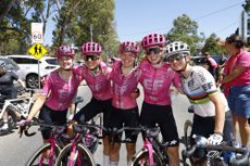 Five EF Education-Oatly riders at the Tour Down Under
